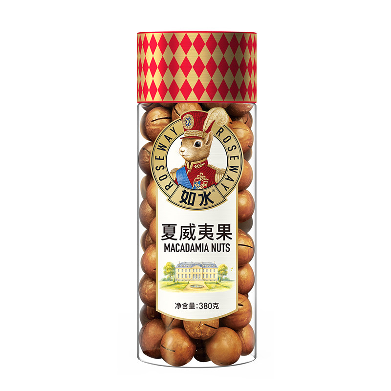 如水夏威夷果380g营养食品量贩孕妇年货坚果健康无添加休闲零食