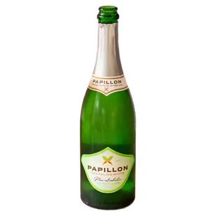 无醇起泡酒香槟甜白红麝香葡萄果汁PAPILLON南非彩蝶无酒精葡萄酒
