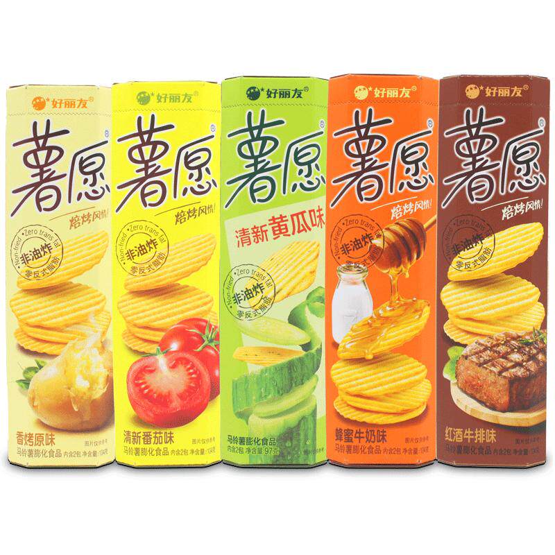好丽友膨化休闲薯愿薯片