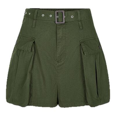 MOUSSY 夏季新品美式街头风大口袋短款工装裤女028ISZ31-1311