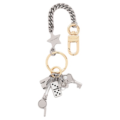 【冬季新品】MARC JACOBS/莫杰 CHARM 金属钥匙骰子设计包袋挂饰