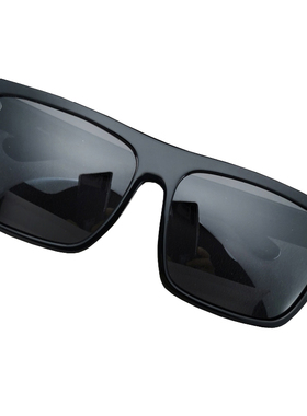 墨镜偏光方形复古男加大加宽超大