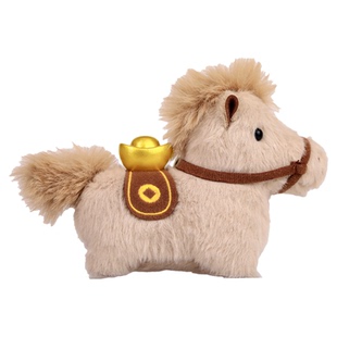 敦煌研究院 敦煌丝路福马毛绒挂件 文创钥匙扣挂饰马年毛绒玩偶