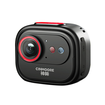 神眸BC6V+无线摄像机4G随身vlog相机运动防抖直播骑行拍摄记录仪