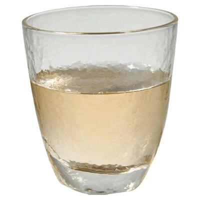 容山堂玻璃锤目纹日式风茶杯