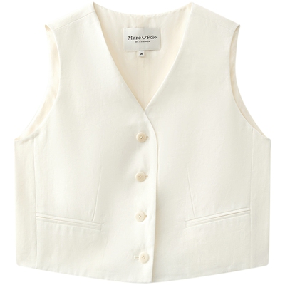 MarcO'Polo高密亚麻马甲上衣女
