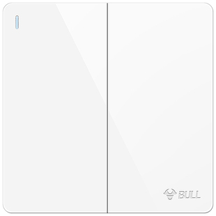 公牛开关面板灯开关按钮家用床头控制电源单双控三开四开16A面板