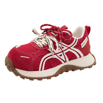 厚底真皮轻便透气阿甘德训鞋女潮