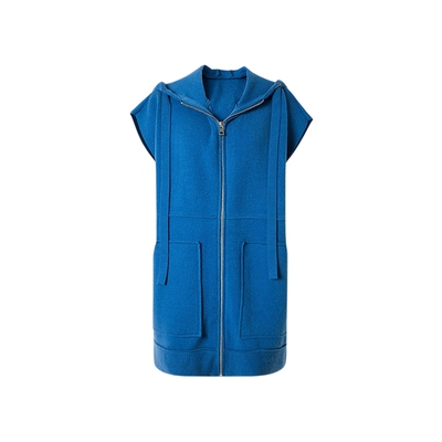 艾诺丝雅诗马甲连帽开衫