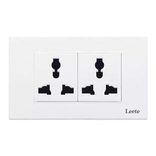 国际通用118型开关插座面板六孔9九孔12孔长方形老式厨房电源插座