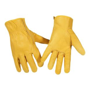 头层牛皮电焊手套牛青皮短柔软防烫隔热耐高温焊工焊接超软皮手套