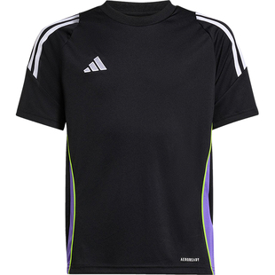 Adidas/阿迪达斯正品夏季大童休闲圆领足球运动弹力短袖T恤JW4368