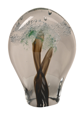 现代抽象水晶气泡墨水树书柜装饰摆件茶几电视柜摆设家具客厅摆件