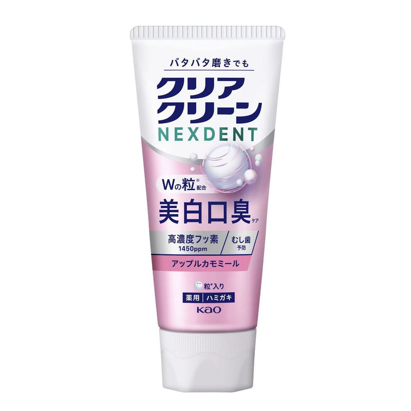 日本正品口腔护理牙膏花王清洁粒子薄荷味防口臭防蛀含氟清新口气