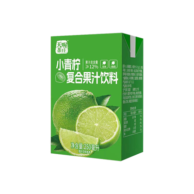 【小样】天喔茶庄小青柠复合果汁饮料250ml夏季饮料清爽果味茶