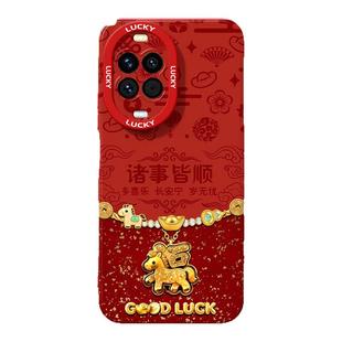 新款适用于华为nova14pro手机壳防摔14活力版13PRO本命年红色12ultra后盖11/10保护套9se带镜子支架挂绳