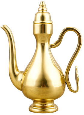 纯铜酒过光身素面水壶招财莲花壶供奉铜酒壶家居佛堂摆件供酒杯壶