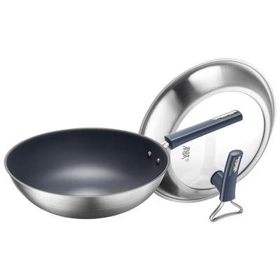 苏泊尔炒锅燃气灶专用无涂层不粘