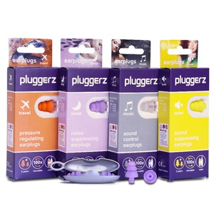 PLUGGERZ用不胀隔音降噪防吵耳塞