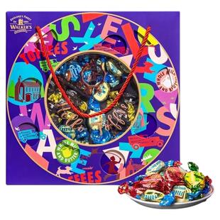 英国进口沃尔克斯什锦太妃糖礼盒高档喜糖果礼罐喜饼圣诞礼物零食