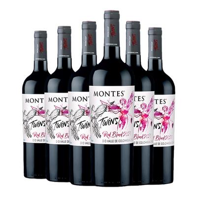 MONTES蒙特斯智利原瓶进口天使双宝混酿代表干红葡萄酒红酒整箱
