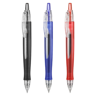 日本PILOT百乐BL-G6小胖笔按动中性笔0.5mm流线型笔杆签字笔学生刷题做笔记办公专用黑蓝红水笔