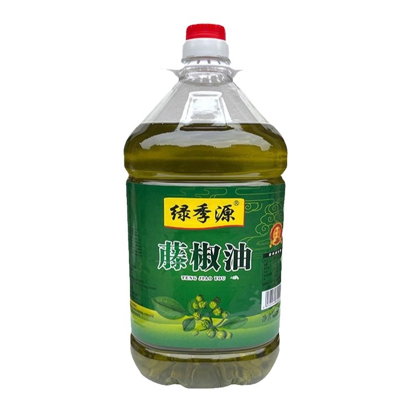 绿季源藤椒油5升大桶装浓香特麻花椒油麻椒油瓶装商用麻辣烫凉拌
