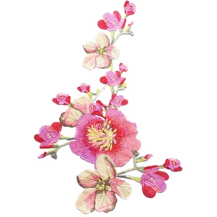 民族花朵刺绣布贴 大号衣服补丁贴花 服装辅料大衣装饰配饰手缝