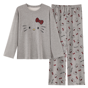 2026年新款羊毛蚕丝德绒保暖睡衣女士长袖休闲外穿韩版家居服套装