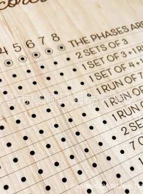 跨境新款Phase10ScoreBoard托盘阶段板第十计分