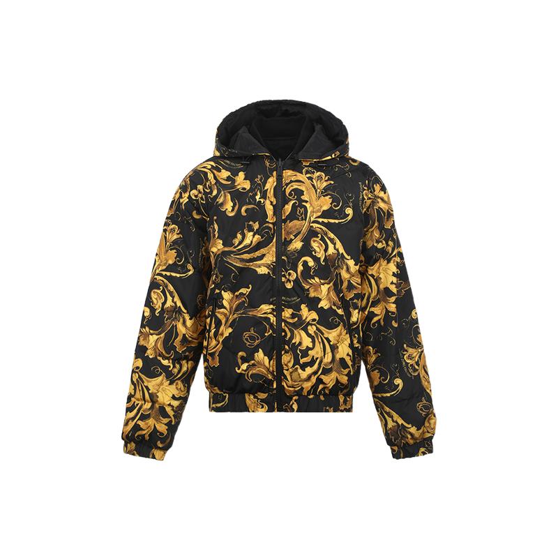 【自营】Versace Jeans Couture范思哲男士印花双面穿羽绒服男装