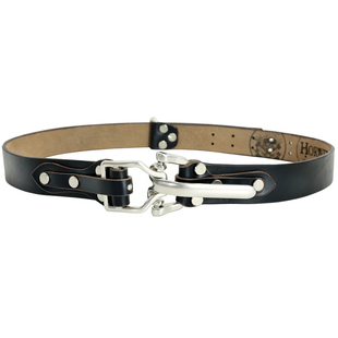 Vintage利特希尔顿骑兵腰带 头层牛皮美式复古阿美咔叽男士皮带