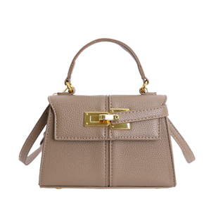 简约质感手拎小包包女2025新款百搭通勤凯莉包秋冬流行复古斜挎包