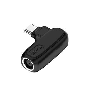 拓振方口DC转Typec充电转换器DC转接头适用于联想惠普戴尔华硕圆头电源圆孔dc转笔记本USB-C适配器头线100W