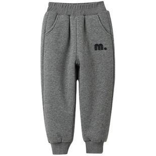 一条过冬 加厚款棉裤 儿童收口保暖卫裤男女童长裤 中童 冬款童装