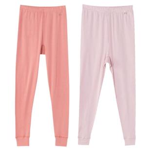 顶呱呱顶瓜瓜纯棉中厚秋裤女士秋冬100%棉打底全棉毛裤薄款保暖裤