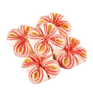 传统中式糕点芯形桃花酥饼订婚喜饼零食英记楼老式茶点心青岛特产