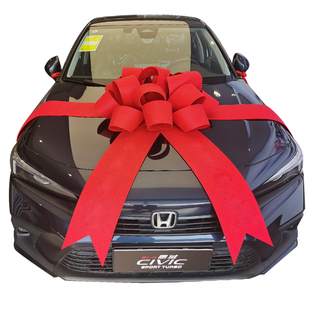 车展装饰蝴蝶结汽车4S店展厅车展布置新车交车提车蝴蝶结大红花球