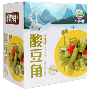 江永千家峒香辣萝卜酸豆角海带脆藕片金针菇莴笋片杏鲍菇20包/盒