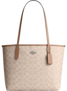 COACH/蔻驰奥莱女士老花CITY 26号托特包手提包单肩包