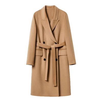 秋冬新款100%纯山羊绒大衣双面