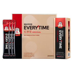 【新日期】正官庄新包装Everytime30%红参浆人参高丽参浓缩液饮品