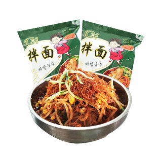 佳木斯拌面星星昌星拌面松竹三姐妹新鲜宇花春花东北冷面拌菜包邮