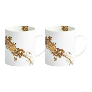 WEDGWOOD王薇薇Vera Wang灿金花园马克杯高颜值情侣杯子对杯水杯