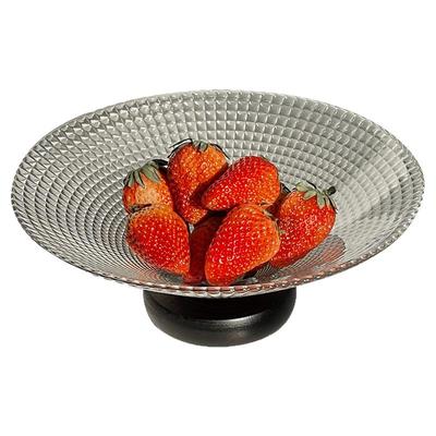 玻璃水果盘客厅茶几家用轻奢高档