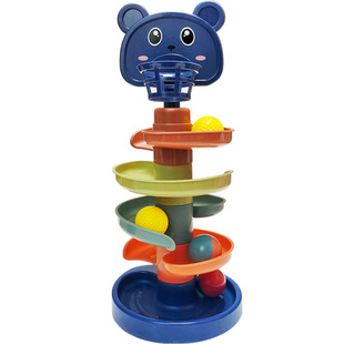 不干了，清货 婴幼儿玩具轨道转转乐投篮滚滚球6个月益智0一1岁