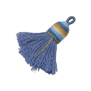 迷你手工编织棉线短胖流苏配件DIY手工车载包包侧挂钥匙扣小穗子