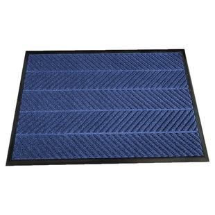 蓝色入户门新款地垫深蓝色脚垫门外门垫家用门口防滑室外入门地毯