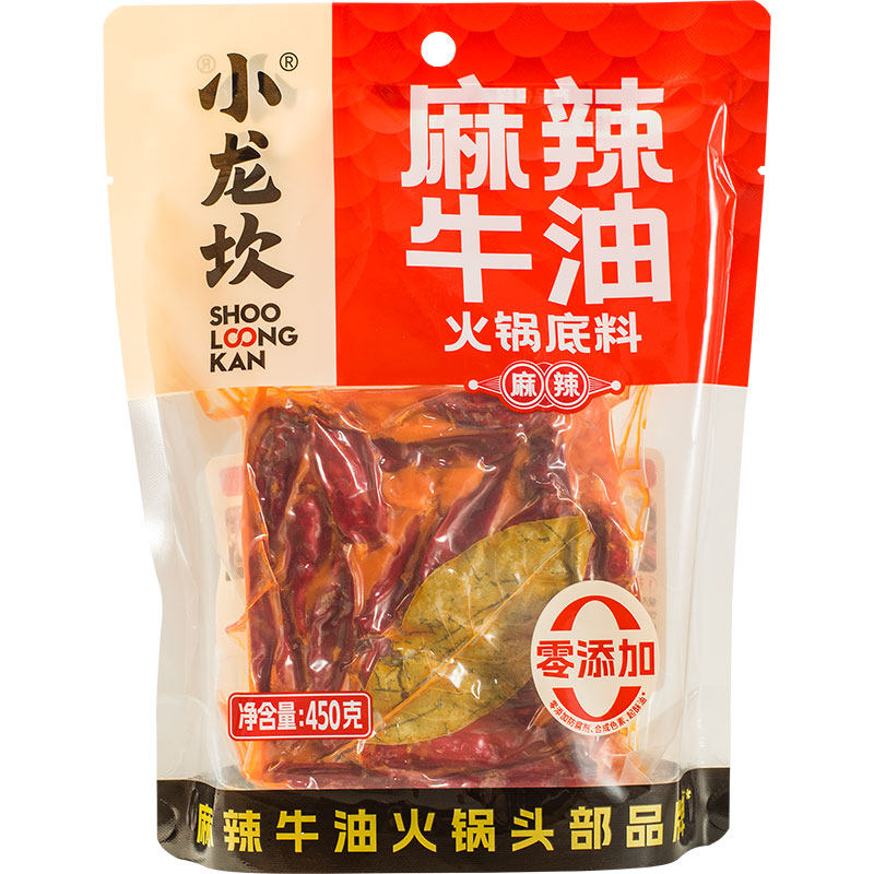 小龙坎牛油火锅底料450g四川成都麻辣烫冒菜串串香特产烧菜调味料