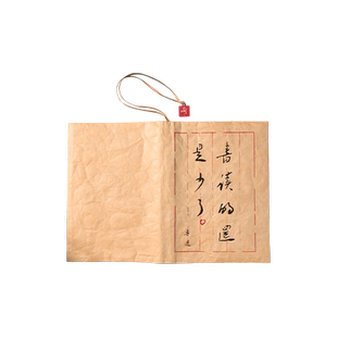 国家图书馆鲁迅书读少了杜邦纸书衣文化创意礼物复古防水书皮